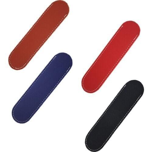 Leather Pencil Cases New Design Insert fixed Fountain Pen Pouch Pen Case for Travel Journal Diary Pen Cover More Protect Pen Bag