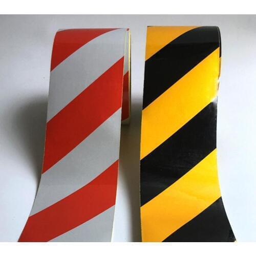 45meters, Width 10cm Low reflective traffic warning color adhesive tape, safety equipment warning tape with glue
