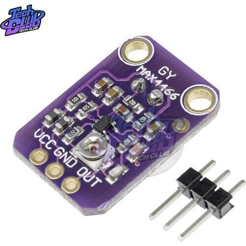 2.7V-5.5V MAX9814 Microphone AGC Amplifier Board Sound sensor Module Auto Gain Control Attack for Arduino MAX4466 PCB Board