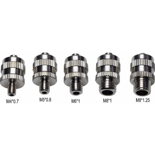 Nickel plated Brass Male Luer Fittings M8 M6