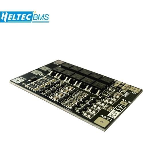 12V 3S 4S 30A 40A 50A BMS lipo/Lifepo4 battery protection board For motor products 300-400W, LED lamp lighting around 350W