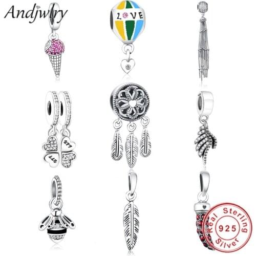 Fit Original Charms Bracelet 925 Sterling Silver Charms Spiritual Dream Catcher Dangle Charm Beads DIY Jewelry Berloque