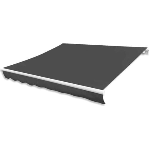 Awning Top Sunshade Canvas Anthracite 300x250 cm