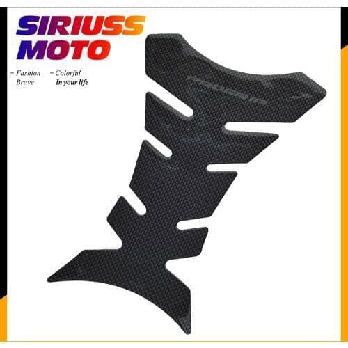 Universal 3D Motorcycle Tank Pad Protector Sticker Decals Carbon Fiber Pattern Tankpad Stickers