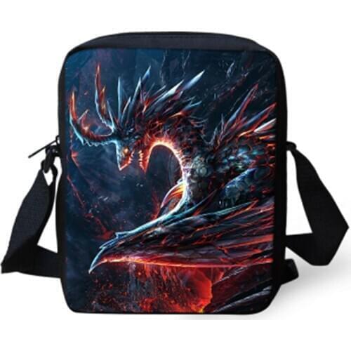 ELVISWORDS Punk Style Messenger Bags For Women Fashion Girls Crossbody Bag Skull Print Shoulder Bag Bolsa Lady Travel Handbags