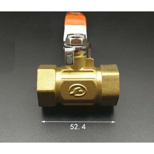 Golden DN15 1/2" BSP Female Square-Body Brass Ball Valve Water Gas With Handle