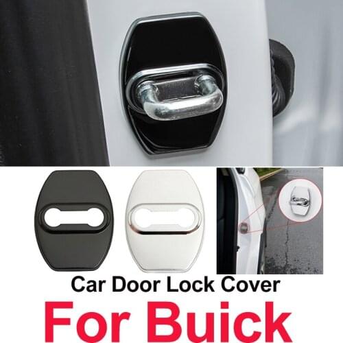 1set 10set Stainless Steel Car Door Lock Cover For B uick Regal LaCrosse Excelle GT XT VERANO VELITE 5 GL6 Envision Enclave GL8