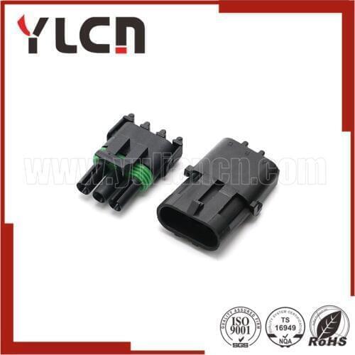 5 Sets New Auto Connector Plugs 3 Pins Way Kits For Male Female Plugs High Quality New