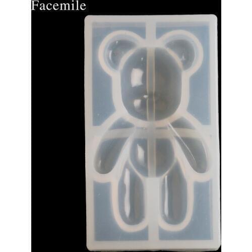 Free Shipping Bear Shape Silicone Mold Chocolate Fondant Cake Decoration Tools 50-359