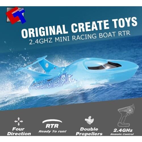 Wireless RC boat Toys Sea Wing Star 3322 2.4GHz Mini Radio Control Electric Racing Boat RTR Toys for Children 2018
