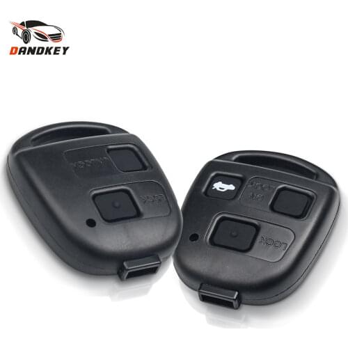 Dandkey 2 3 Buttons With Pad Remote Car Key Shell No Logo Case For Toyota RAV4 Prado Corolla Land Previa Celica For Lexus GS300