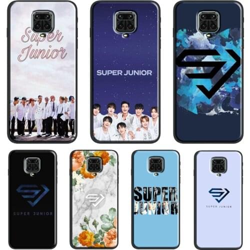 Super Junior Korean Kpop Case For Xiaomi Redmi Note 10 Pro 7 8 9S 8T Note 9 Pro Back Cover For Redmi 9A 9C 9T 7A 8A