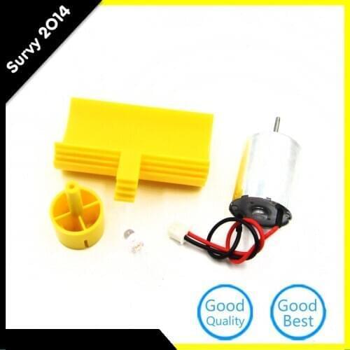 DC Micro motor Vertical Axis Wind turbines generator blades (With 5mm LED lamp bead) diy electronics