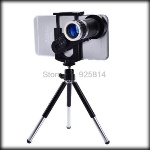 By dhl or ems 50pcs 8X Optical Zoom Telescope Camera Lens universal For Apple iphone 5 5S 6