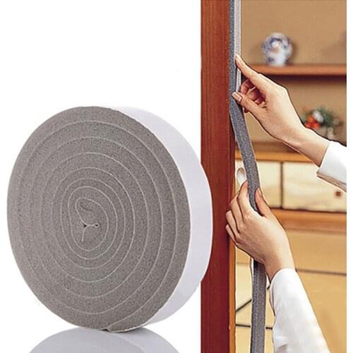 Door Window Sealing Strip Polyurethane Cuttable Weatherproofing Soundproof for Doors Window Shower Glass Slit JS22