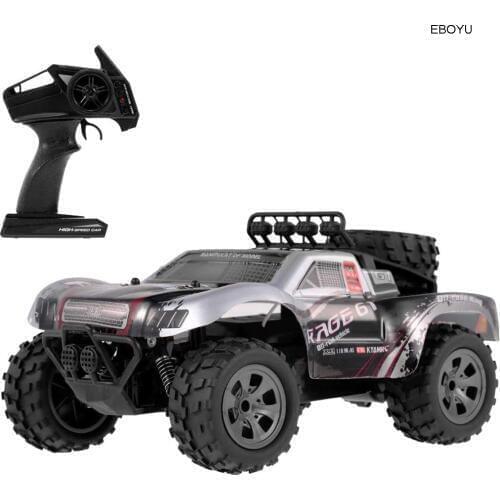 EBOYU 1885A RC Car 2.4GHz 1/18 2WD Big Wheel Off-Road Remote Control Truck King RTR for Kids Beginners