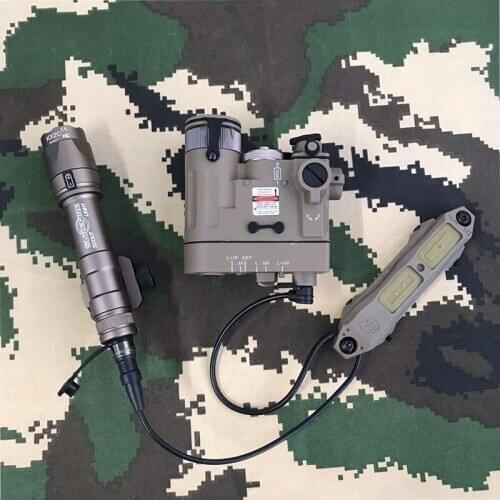 Element airsoft DBAL-D2 Red&IR Laser M600C SCOUT Flashlight and Augmented pressure switch Weapon Light Block accessory kit