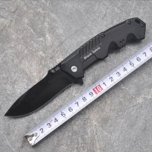 Brand Hunting Folding Knife 7Cr17 Blade Aluminum Handle Pocket Camping EDC Knives For Survival Utility Combat Rescue Knife Tools