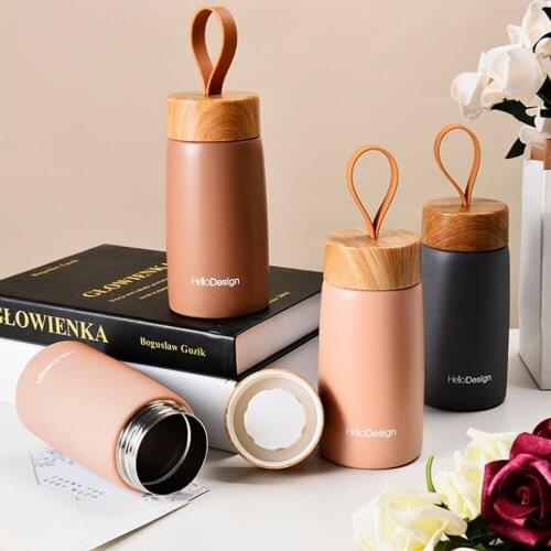 Coffee Mug 304 Stainless Steel Tumbler Water Thermos Vacuum Flask Mini Water Bottle Portable Travel Mug Thermal Cup