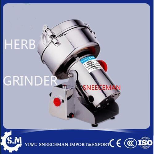 Commercial 1000g stainless steel Swing type Chinese medicine grinder pulverizer flour mill superfine electronic herb grinder