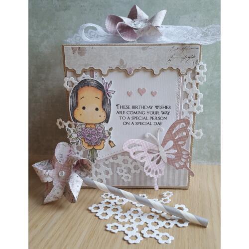 AlinaCraft METAL CUTTING DIES die cut flower spring lace backgroud Scrapbook card PAPER CRAFT emboss stencil template art punch