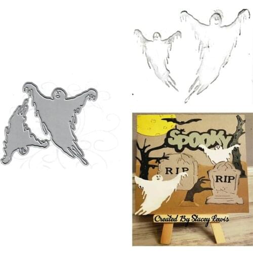 Halloween ghost Metal cutting dies cross stitch scrapbooking diesstencil Holiday card christmas new cutting dies for 2021