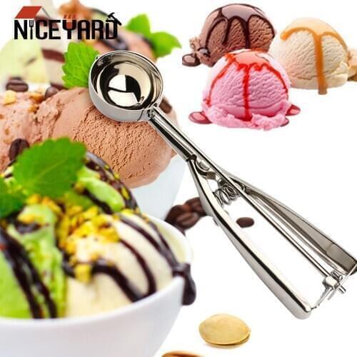 NICEYARD Ice Cream Spoon Kitchen Accessories Stainless Steel Ice Cream Tools Cookie Scoop Ice Ball Cooking Tools