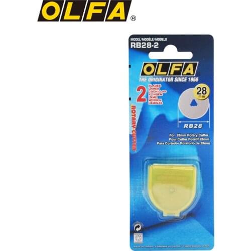 OLFA imported from Japan hob matching 28mm carbon steel round blade 2 sheet pack RB28-2 English version