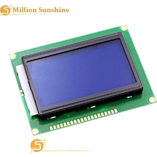 LCD Board 12864 LCD12864 5V display With Chinese word stock with backlight 12864-5V ST7920 Parallel port