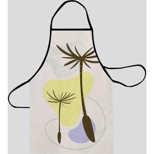 Abstract Leaves Apron Professional for BBQ, Baking, Cooking for Men Women 68X95cm and 50X75cm