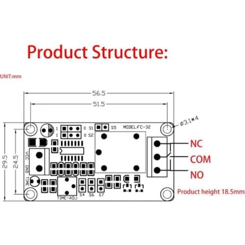 12V DC Delay Delay Relay Turn on / Delay Turn off Switch Module with Timer New