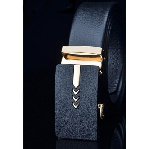 2020 New Fashion style Belts For Men Genuine Leather Cowskin Belt Automatic Buckle High Quality Business Male Mens Belts