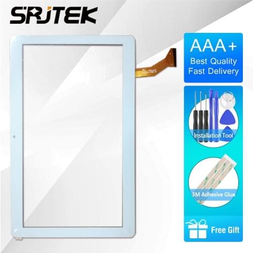 SRJTEK 10.1 Inch Touch Screen Tablet PC ForCH-1096A1-FPC276-V02 Touch Panel Digitizer Sensor Glass Repair Replacement Parts