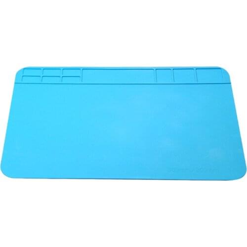 1PC 300*200mm Insulation Pad Heat-Resistant Silicon Soldering Mat Work Pad Desk Platform Solder Rework Repair Tool Station Pad