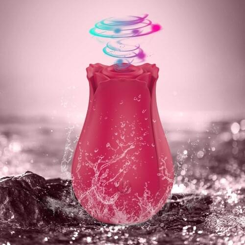 Rose Vibrator Clit Sucker Vagina Sucking Vibrators Clitoris Stimulator Blowjob Oral Nipple Sex Toys for Women Adult Masturbators