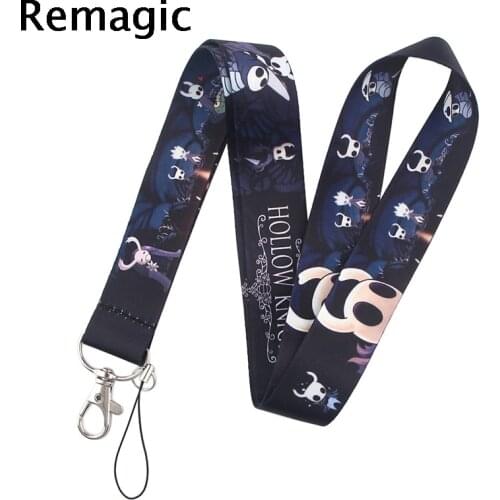 Danganronpa Hollow Knight Lanyard for Keys Phone Cool Neck Strap Lanyard for Camera Whistle ID Badge Cute webbings ribbons Gifts