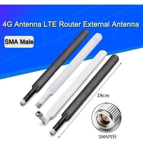 2PCS 4G Antenna SMA Male for 4G LTE Router External Antenna for Huawei B593S B880 B310 700-2690MHz Router Antenna