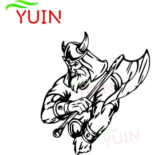 Warriors Are Bold and Brave Cool Viking Soldier Car Sticker Cars Accessories Fashion Decoration High Quality Waterproof Decal