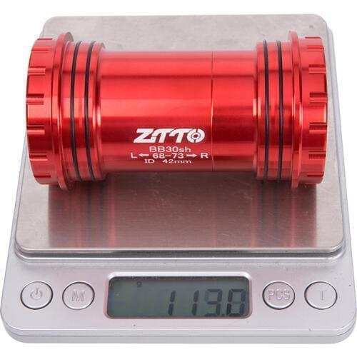 ZTTO BB30sh BB30 24 Adapter bicycle Press Fit Bottom Brackets Axle For MTB Road bike Parts Prowheel 24mm Crankset chainset