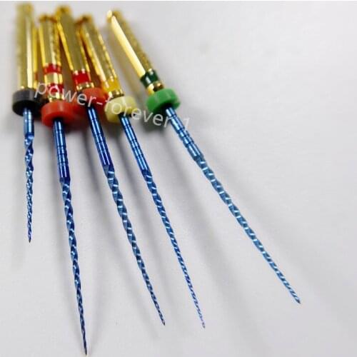 1~10Packs Hot Heat Files Dental Endo Root Canal File 25mm Activation Endodontic Z-K3 Anti-fatigue 1Pack(5Pcs)