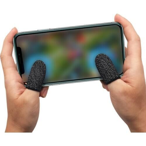 1pcs Anti-Sweat Finger Sleeve Set Mobile Game Controller Fingertip Gloves Anti-slip Breathable Phone Game Fingertip Cover