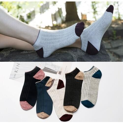 10pair/lot New mens Striped socks summer thin mens sock business leisure cotton socks