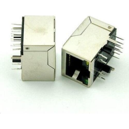 10pcs/lot RJ45 Connector Original HR911105 HR911105A Laser printing network transformer