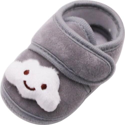 2021 Cute Newborn Toddler Baby Shoes Boys Girls Crib Shoes Cartoon Soft Sole Non-slip Infant Baby Shoes