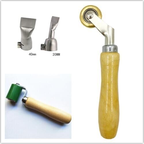 40mm Silicone Pressure Roller Brass Roller With Ball Bearing Flat Welding Nozzle Plastic Hot Air Welding Gun Accessories