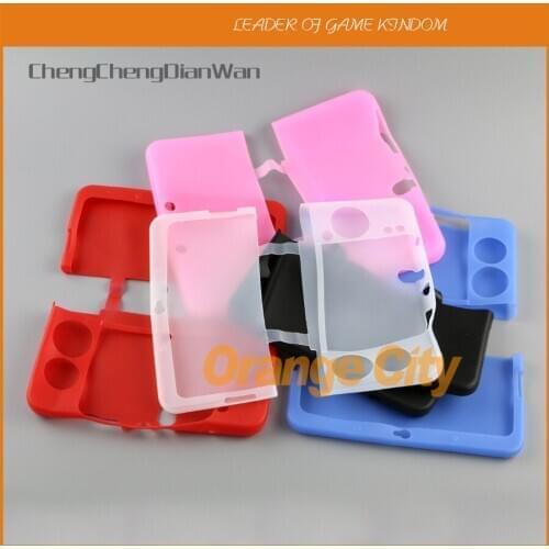 5pcs/lot For New 3DS Silicone Gel Rubber Protective Shell Case Cover Skin for Nintendo New 3DS Controller