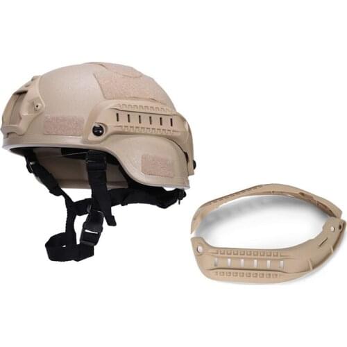 ARC Casque Helmet Rail System for MICH Helmet Side Rail guide ARC PASGT Helmet Rail Tactical Accessories