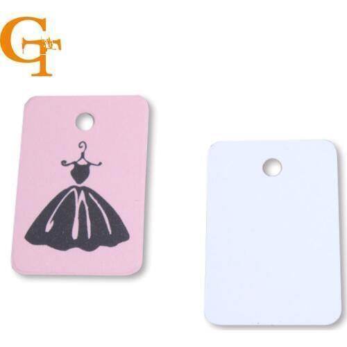 Free shipping stock garment accessories,Elegant Dress/skirt print paper hang tags,small size Jewelry tags boutique tag label