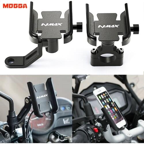 For YAMAHA NMAX155 NMAX125 N-MAX NMAX 125 155 2015-2020 2019 2018 2017 Motorbike Handlebar Mobile Phone Holder GPS Stand Bracket