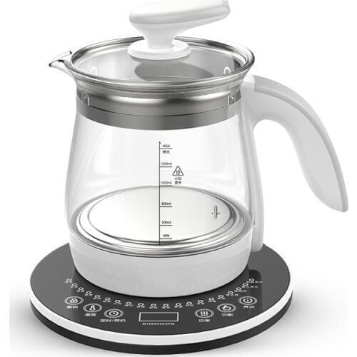 Electric kettle health pot is fully automatic and thickened glass multi-function electric heating kettle black tea to make t